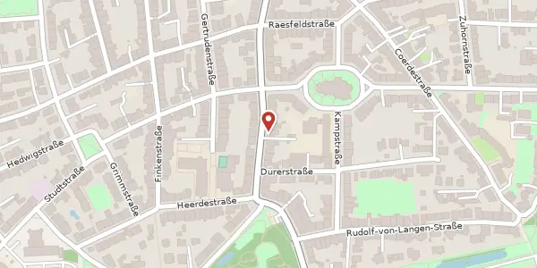Karte der Umgebung von Nordstr. 14, 48149 Münster