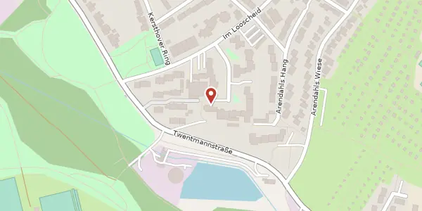 Karte der Umgebung von Nothofsbusch 8, 45141 Essen