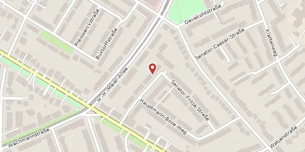 Karte der Umgebung von Bürgermeister-Schoene-Str. 34, 28213 Bremen