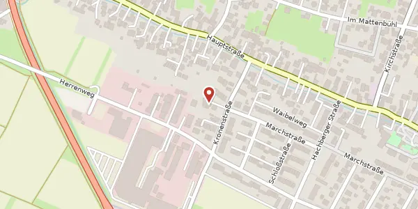 Karte der Umgebung von Kronenstraße 18/1, 79211 Denzlingen