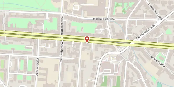 Karte der Umgebung von Wilhelmshöher Allee 137, 34121 Kassel