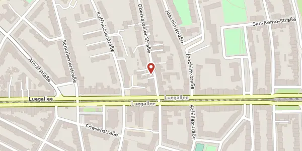 Karte der Umgebung von Oberkasseler Str. 83, 40545 Düsseldorf