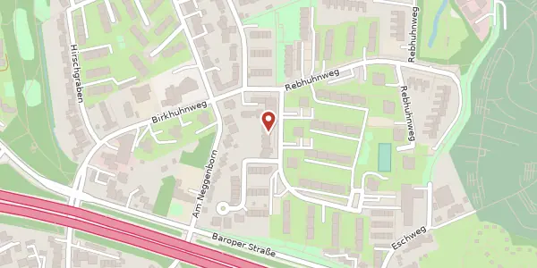 Karte der Umgebung von Luchsweg 6, 44892 Bochum