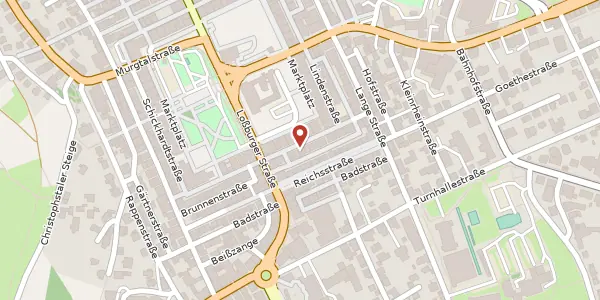 Karte der Umgebung von Schulstraße 23, 72250 Freudenstadt
