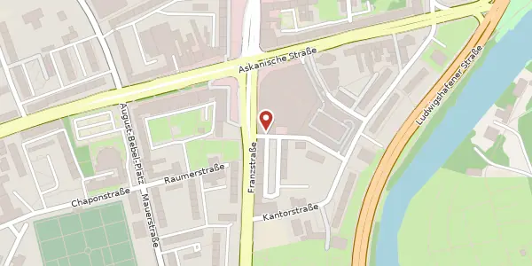 Karte der Umgebung von Rennstr. 9, 06842 Dessau-Roßlau