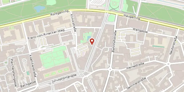 Karte der Umgebung von Kaiserstr. 13, 97070 Würzburg