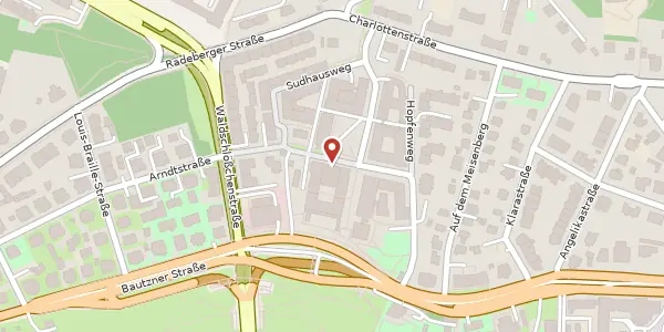 Karte der Umgebung von Am Brauhaus 8, 01099 Dresden