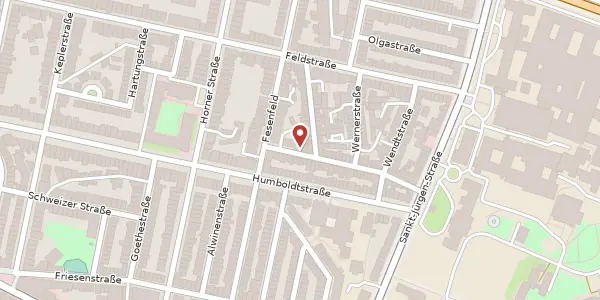 Karte der Umgebung von Pagentorner Str. 59-60, 28203 Bremen
