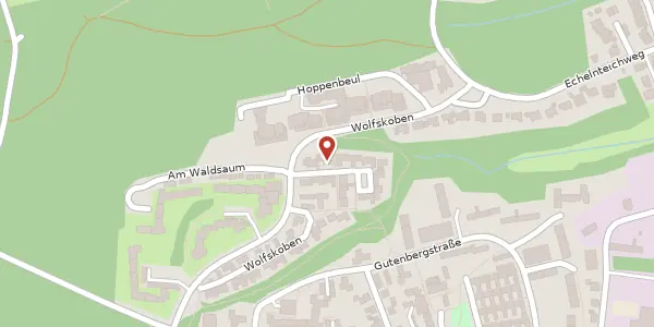 Karte der Umgebung von Wolfskoben 56 a, 58640 Iserlohn