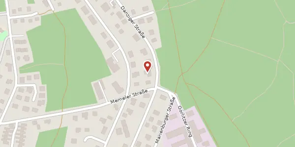 Karte der Umgebung von Danziger Straße 20, 23879 Mölln