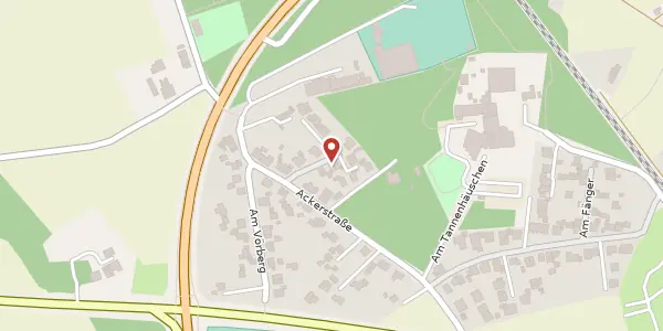 Karte der Umgebung von Ackerstr. 208, 46487 Wesel
