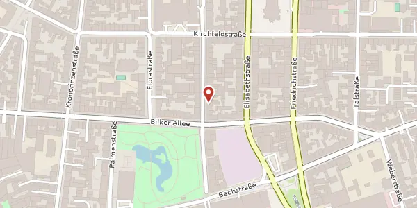 Karte der Umgebung von Kronenstr. 56, 40217 Düsseldorf