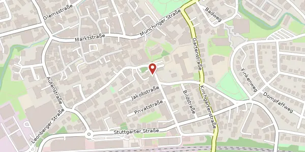 Karte der Umgebung von Gerlinger Straße 6, 71254 Ditzingen