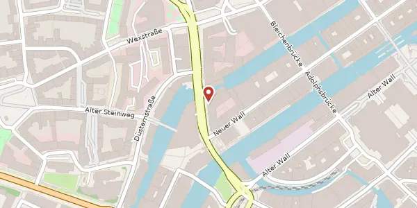 Karte der Umgebung von Stadthausbrücke 4, 20355 Hamburg