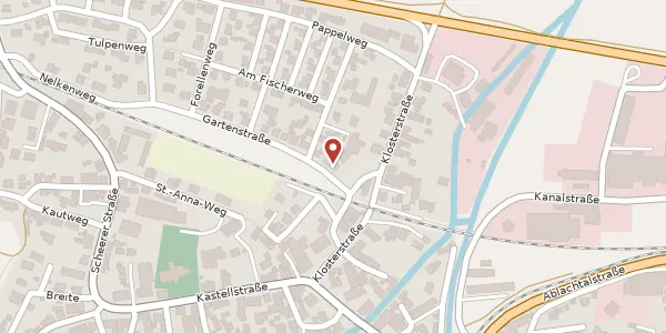 Karte der Umgebung von Gartenstraße 6, 88512 Mengen