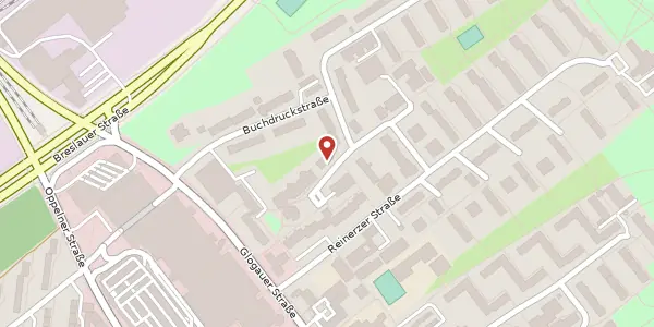Karte der Umgebung von Warmbrunner Str. 10, 90473 Nürnberg