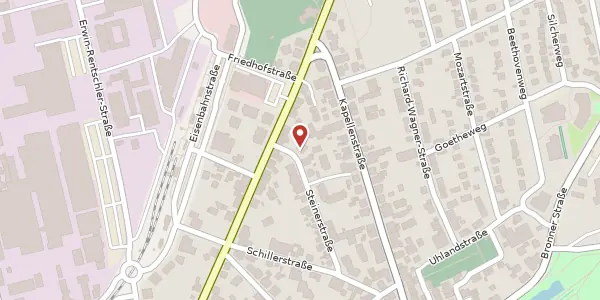 Karte der Umgebung von Steinerstraße 30, 88471 Laupheim
