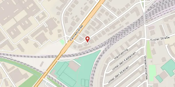 Karte der Umgebung von Waidmannstraße 45, 60596 Frankfurt