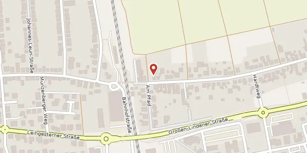 Karte der Umgebung von Breiter Weg 129, 35440 Linden
