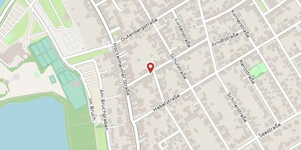 Karte der Umgebung von Werderstraße 8, 68775 Ketsch