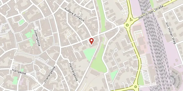 Karte der Umgebung von Deininger Str. 24 a, 86720 Nördlingen