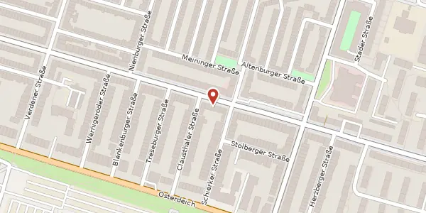 Karte der Umgebung von Hamburger Str. 203, 28205 Bremen