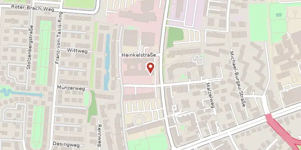 Karte der Umgebung von Dr.-Leo-Ritter-Str. 2, 93049 Regensburg
