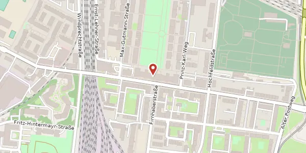Karte der Umgebung von Schertlinstr. 23, 86159 Augsburg