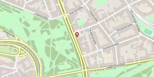 Karte der Umgebung von Kaiserstr. 42a, 40479 Düsseldorf