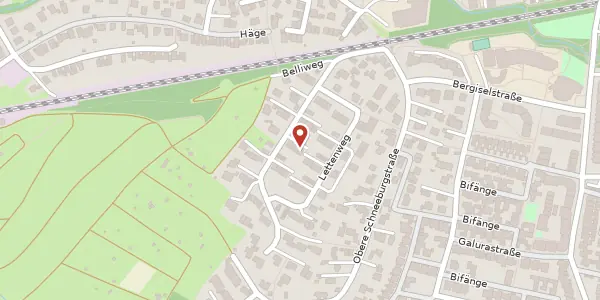 Karte der Umgebung von Brunnstubenstraße 21, 79111 Freiburg im Breisgau