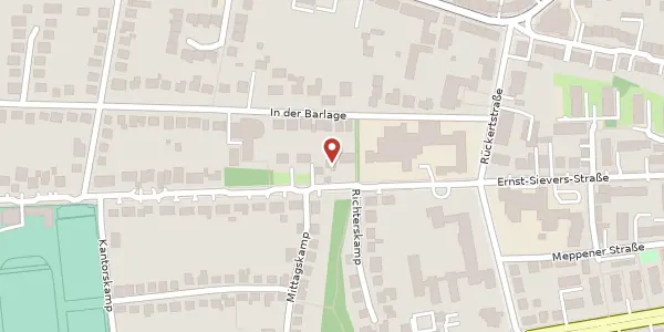 Karte der Umgebung von Ernst-Sievers-Str. 72, 49078 Osnabrück