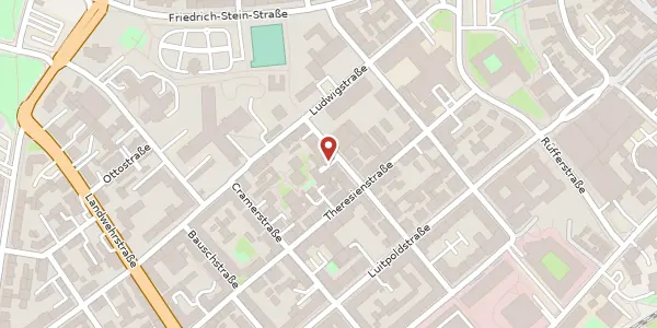 Karte der Umgebung von Sattlerstraße 23, 97421 Schweinfurt