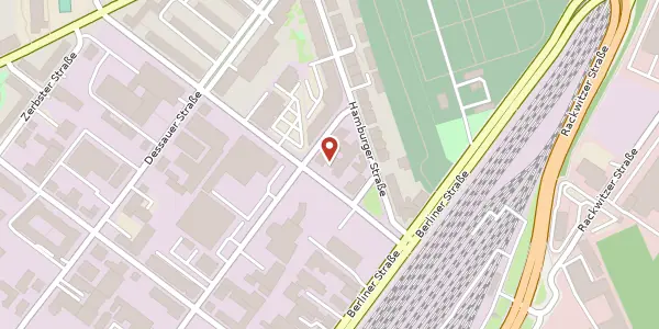 Karte der Umgebung von Hartzstraße 4, 04129 Leipzig