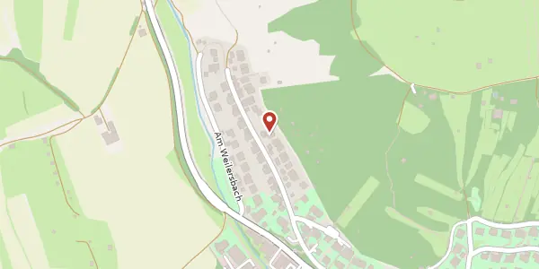 Karte der Umgebung von Weilerhalde 38, 72070 Tübingen