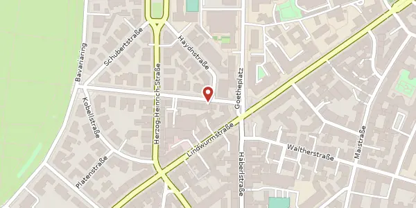 Karte der Umgebung von Mozartstr. 3, 80336 München