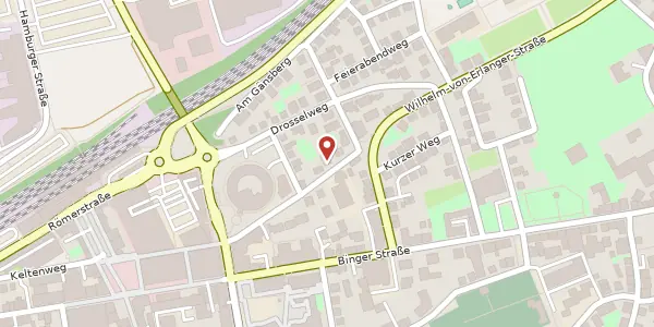 Karte der Umgebung von Georg-Rückert-Straße 17, 55218 Ingelheim am Rhein