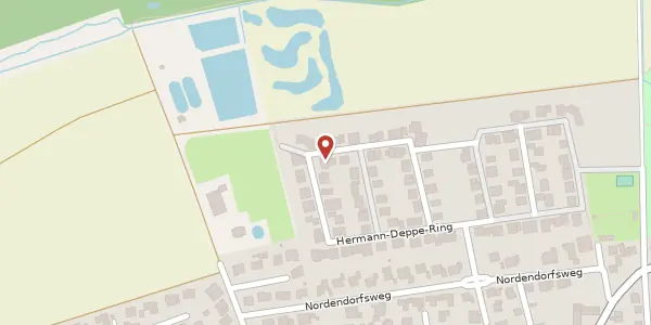 Karte der Umgebung von Hermann-Deppe-Ring 48, 38110 Braunschweig