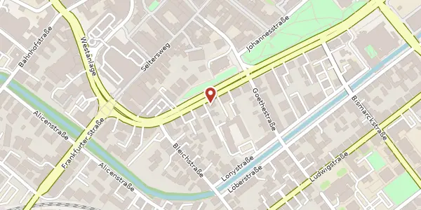 Karte der Umgebung von Südanlage 15, 35390 Gießen