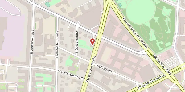 Karte der Umgebung von Konstanzer Straße 23, 10709 Berlin