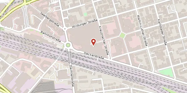 Karte der Umgebung von Kreuznacher Straße 66, 70372 Stuttgart