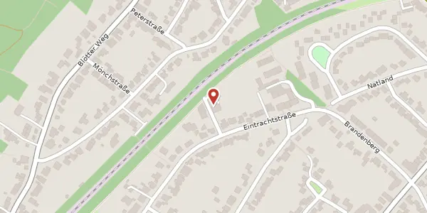 Karte der Umgebung von Eintrachtstr. 22, 45478 Mülheim an der Ruhr