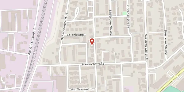 Karte der Umgebung von Blücherstraße 4, 31303 Burgdorf