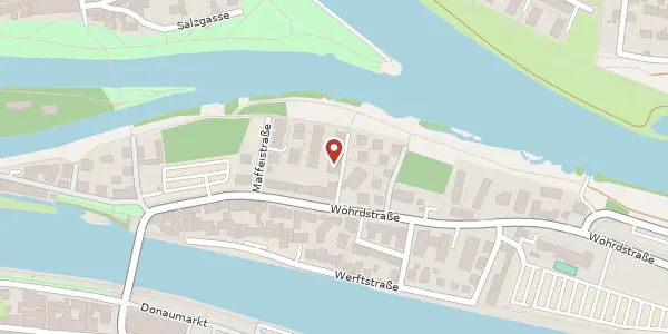 Karte der Umgebung von Wöhrdstr. 31 A, 93059 Regensburg