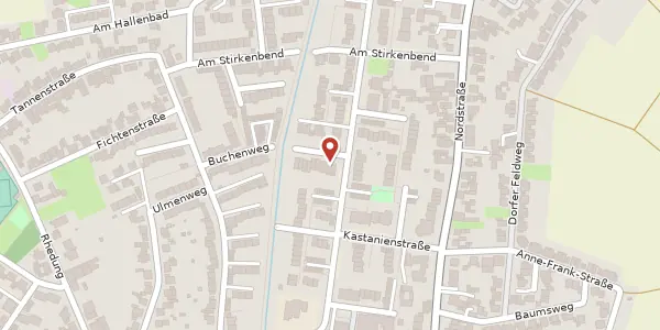 Karte der Umgebung von Buchenweg 30, 41352 Korschenbroich