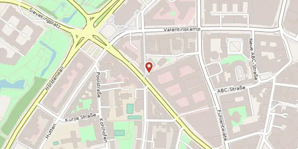 Karte der Umgebung von Kaiser-Wilhelm-Straße 40, 20355 Hamburg