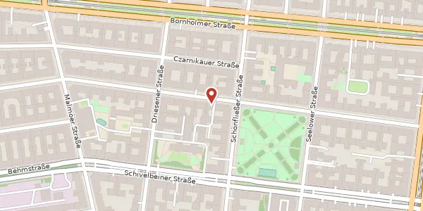 Karte der Umgebung von Paul-Robeson-Straße 37, 10439 Berlin