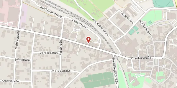 Karte der Umgebung von Kaiserstr. 9, 35410 Hungen