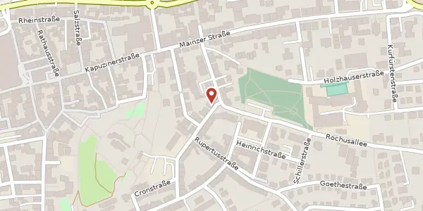 Karte der Umgebung von Mariahilfstraße 4, 55411 Bingen