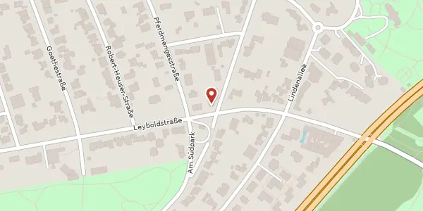 Karte der Umgebung von Leyboldstr. 25, 50968 Köln
