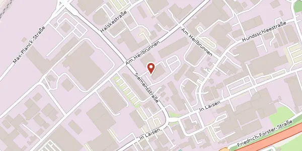 Karte der Umgebung von Siemensstraße 22, 72766 Reutlingen